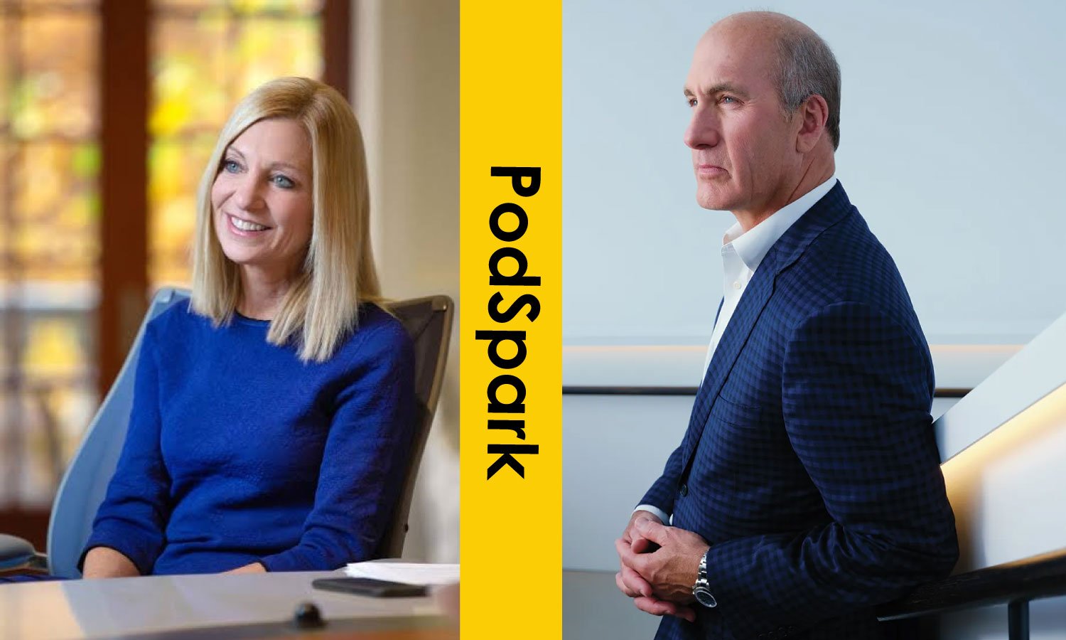 Karen Lynch and John Stankey
