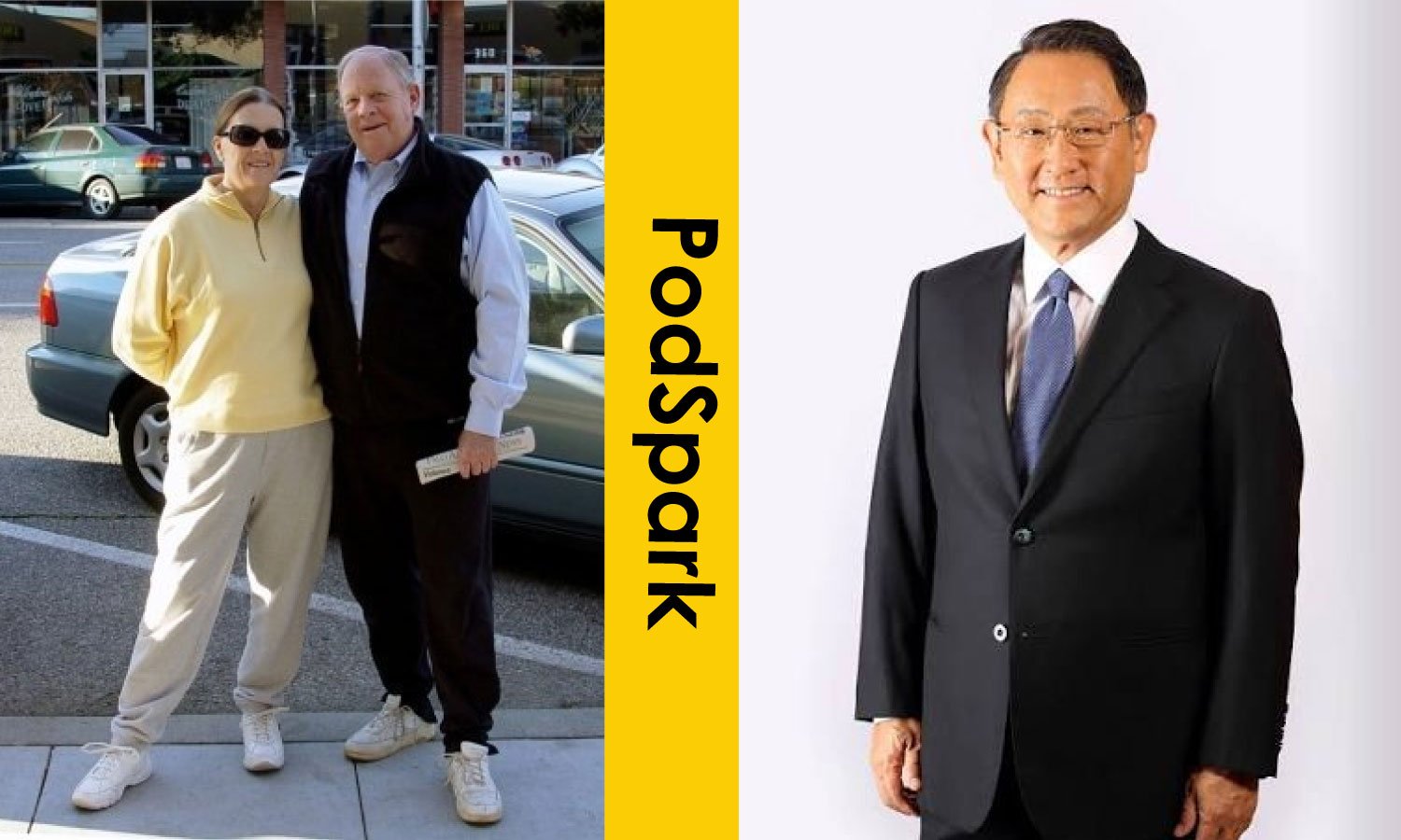 Richard Peery and Akio Toyoda
