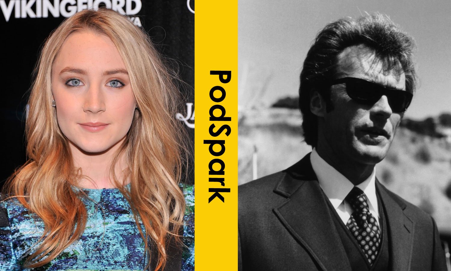 Saoirse Ronan and Clint Eastwood