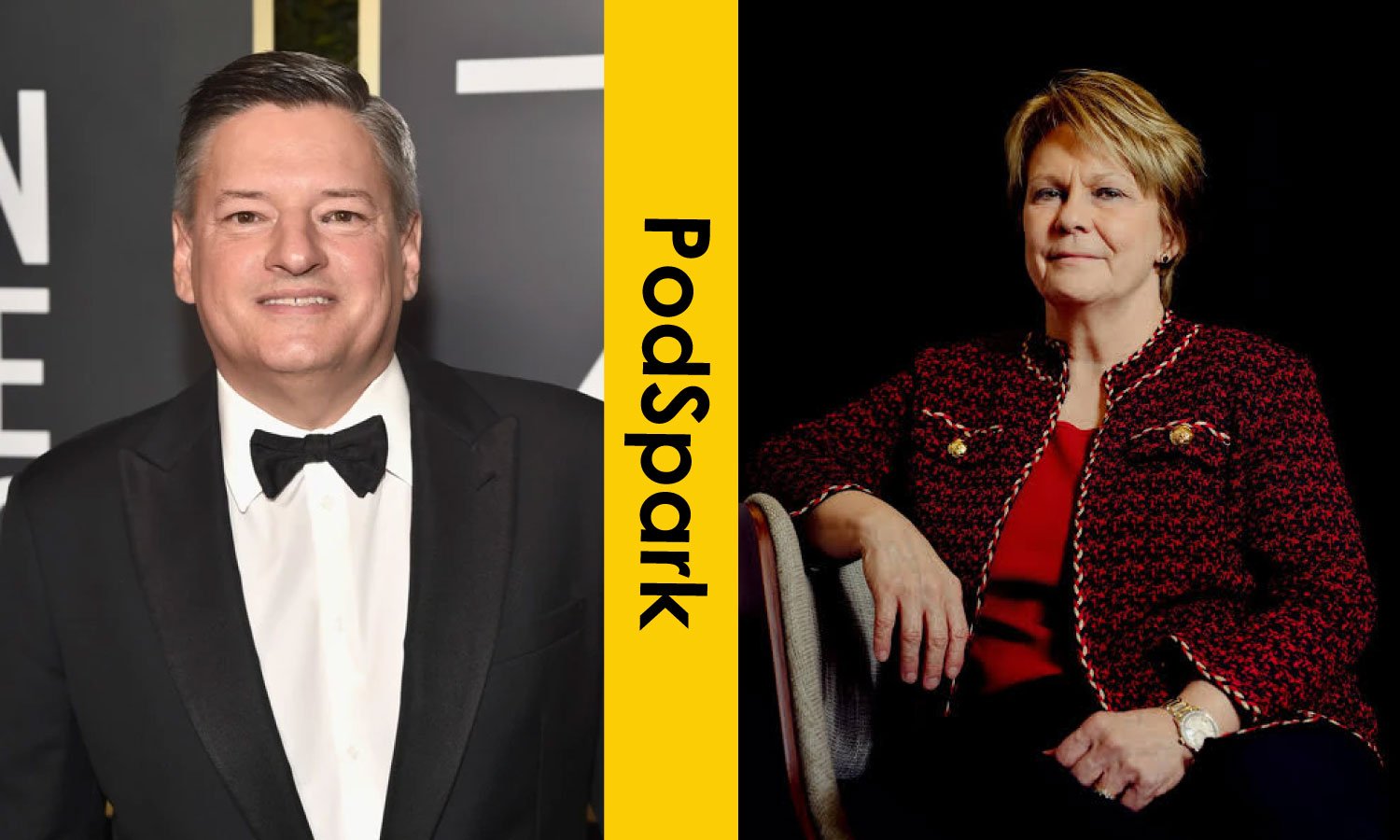 Ted Sarandos and Vicki Hollub
