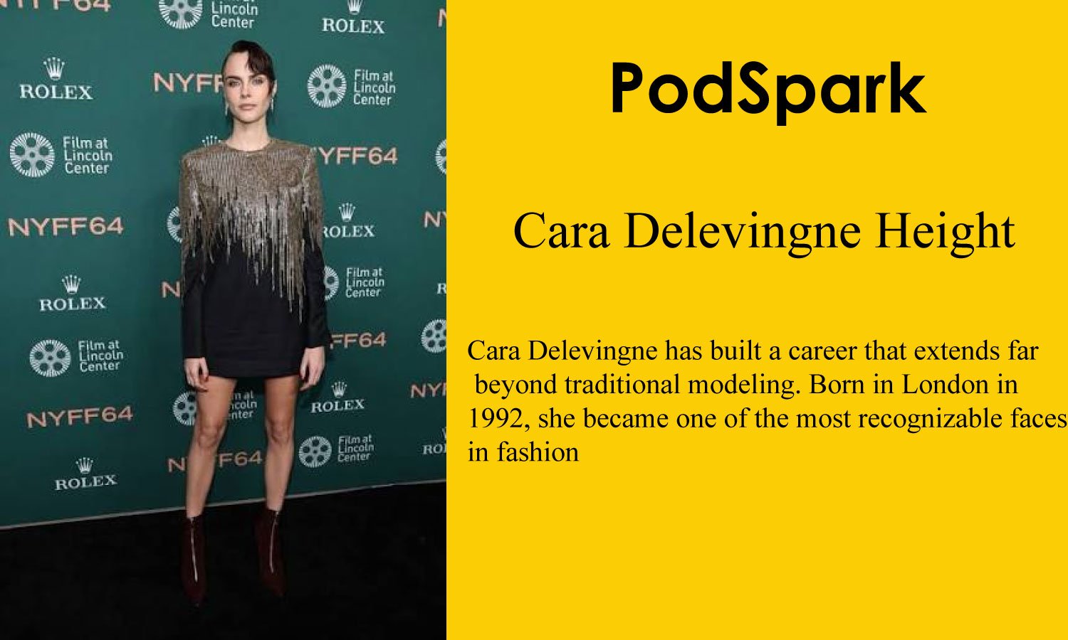 Cara Delevingne Height