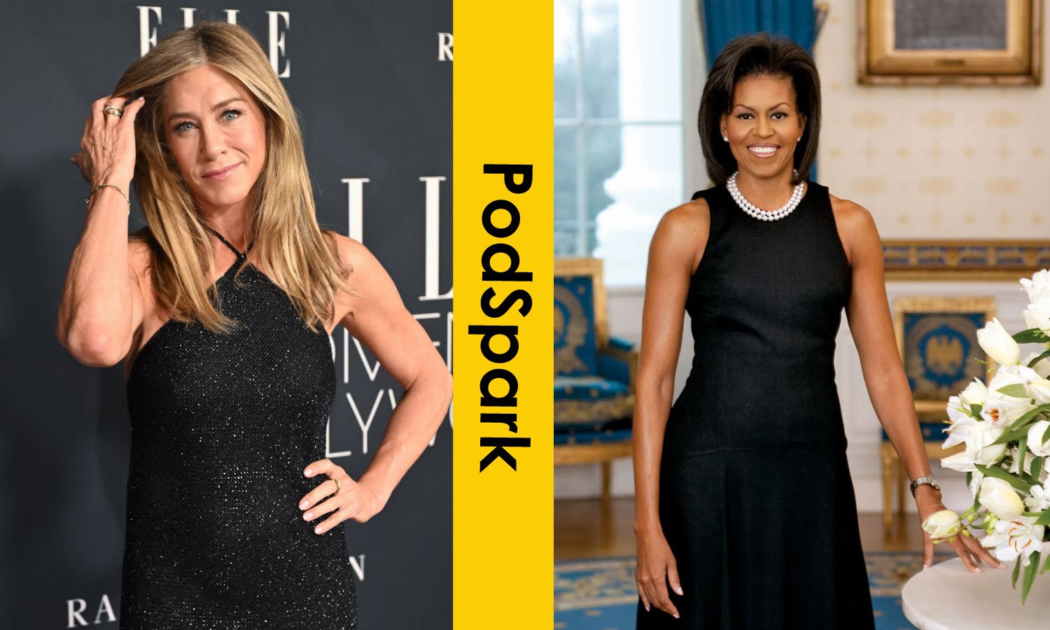 Jennifer Aniston and Michelle Obama