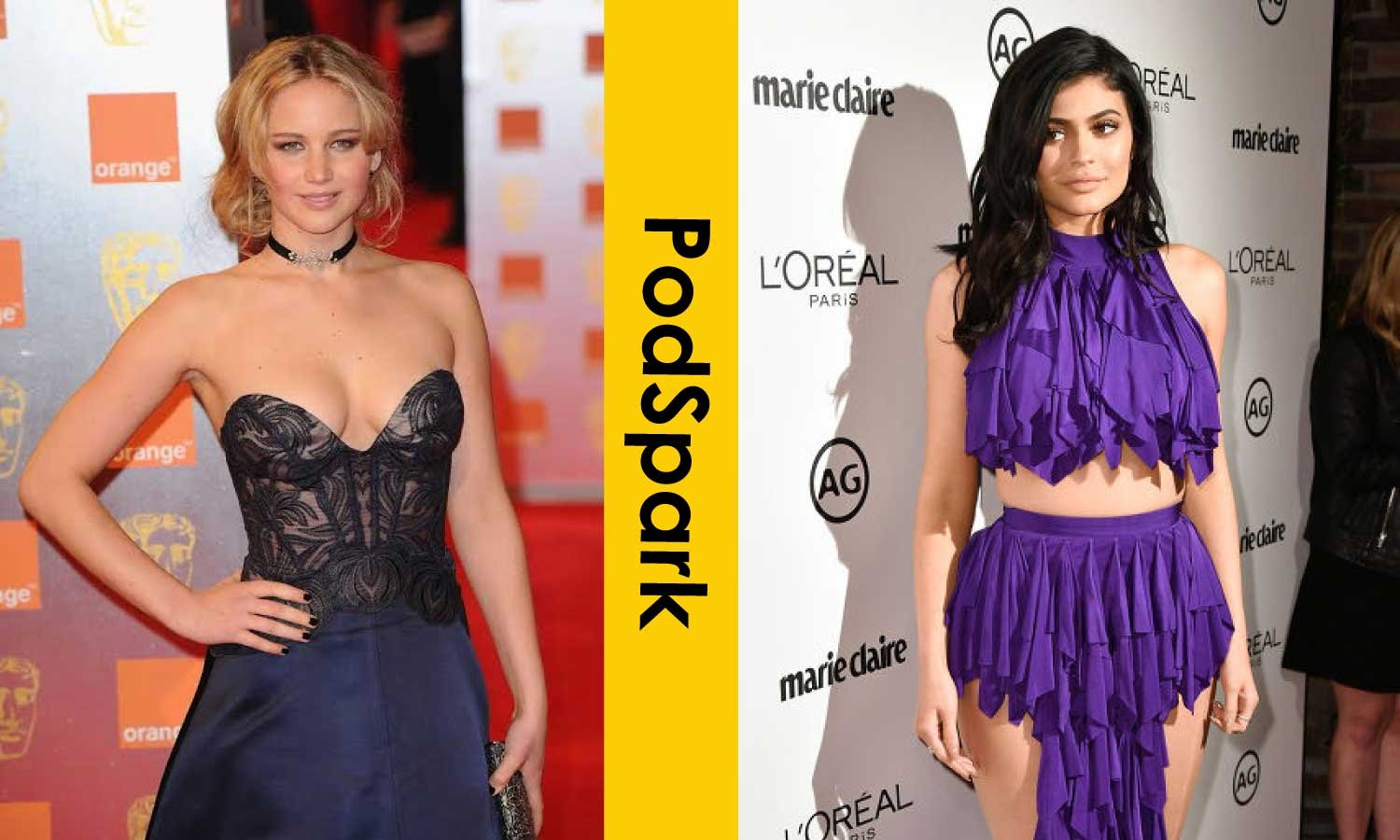 Jennifer Lawrence and Kylie Jenner