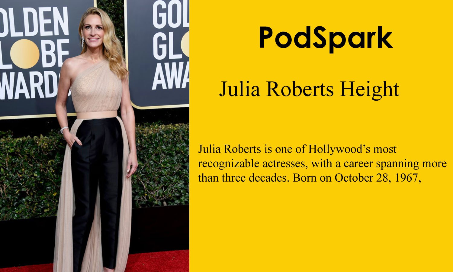Julia Roberts Height