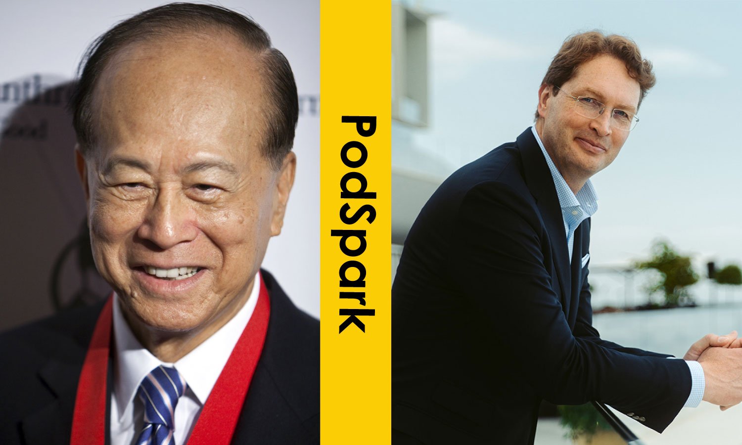 Li Ka-shing and Ola Källenius