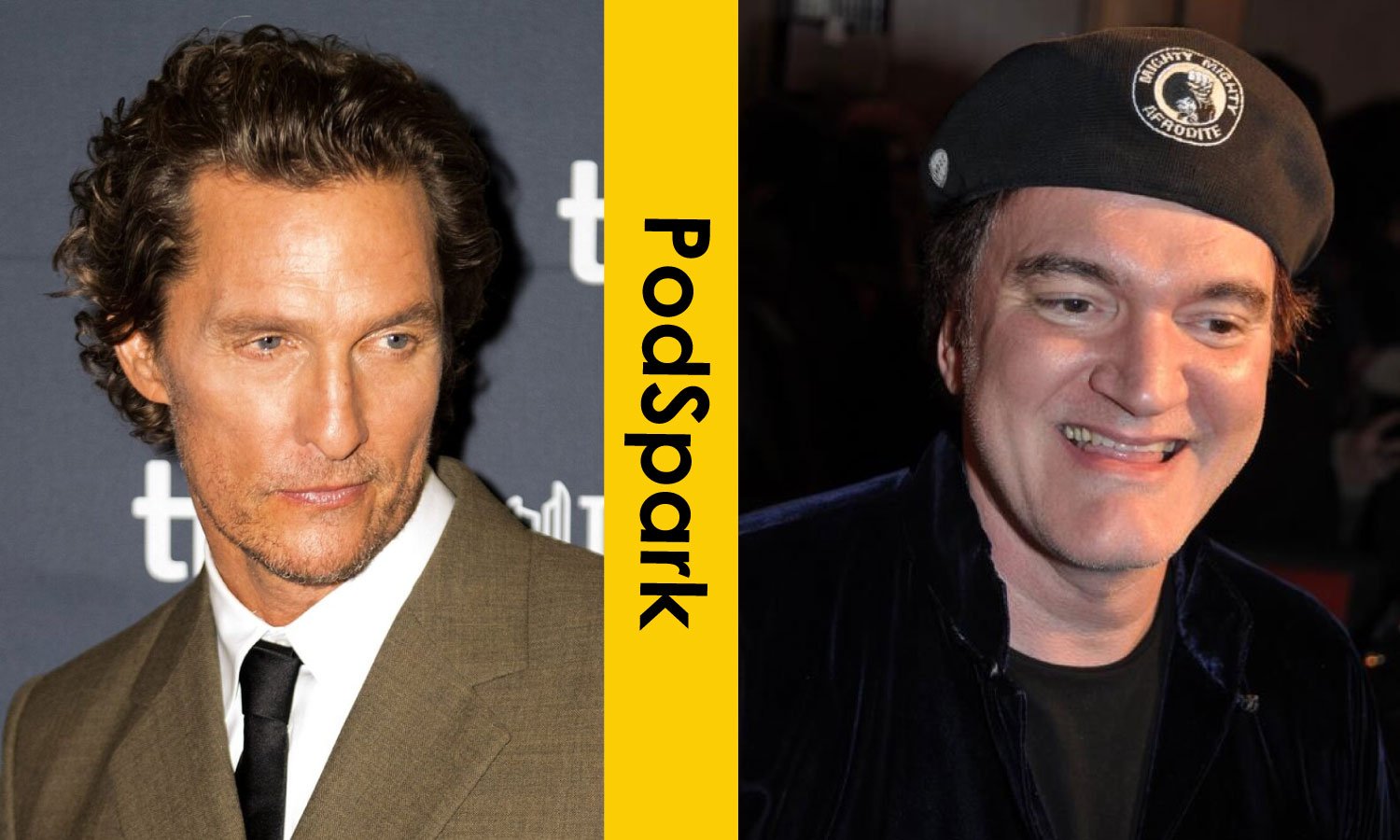 Matthew McConaughey and Quentin Tarantino