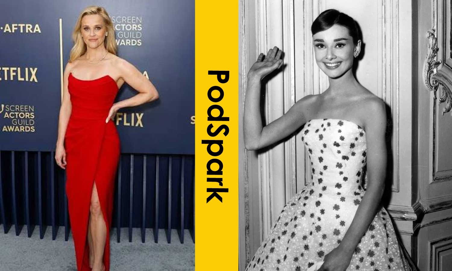 Reese Witherspoon and Audrey Hepburn